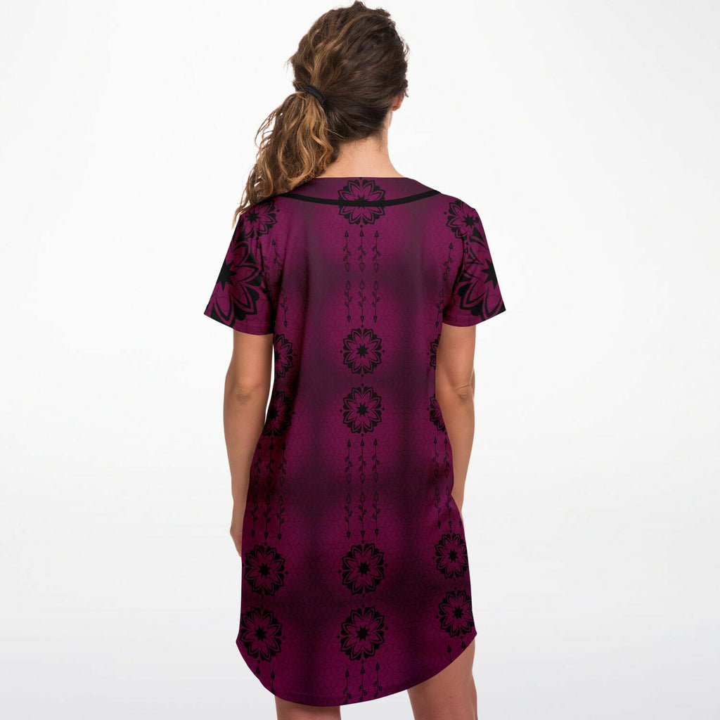 $NiieihiiNookei Baseball Jersey Dress - AOP