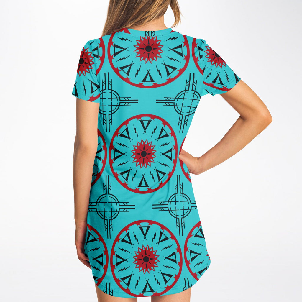 $NiieihiiNookei T-Shirt Dress - AOP