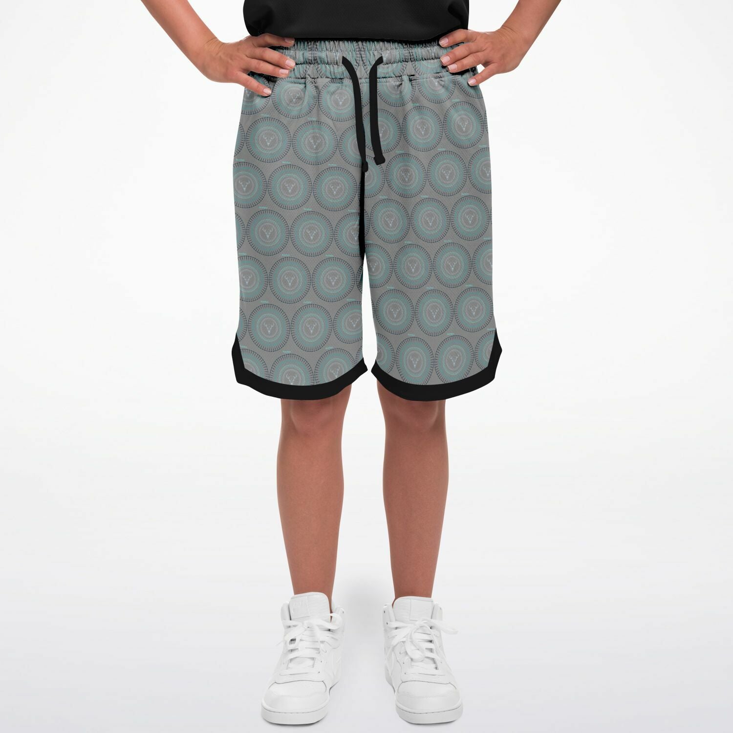 $NiieihiiNookei Basketball Short Rib - AOP 1