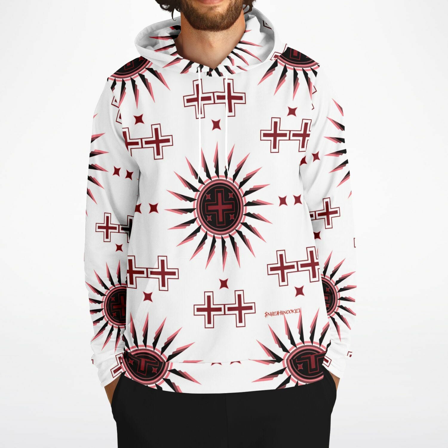 $NiieihiiNookei Athletic Hoodie - AOP