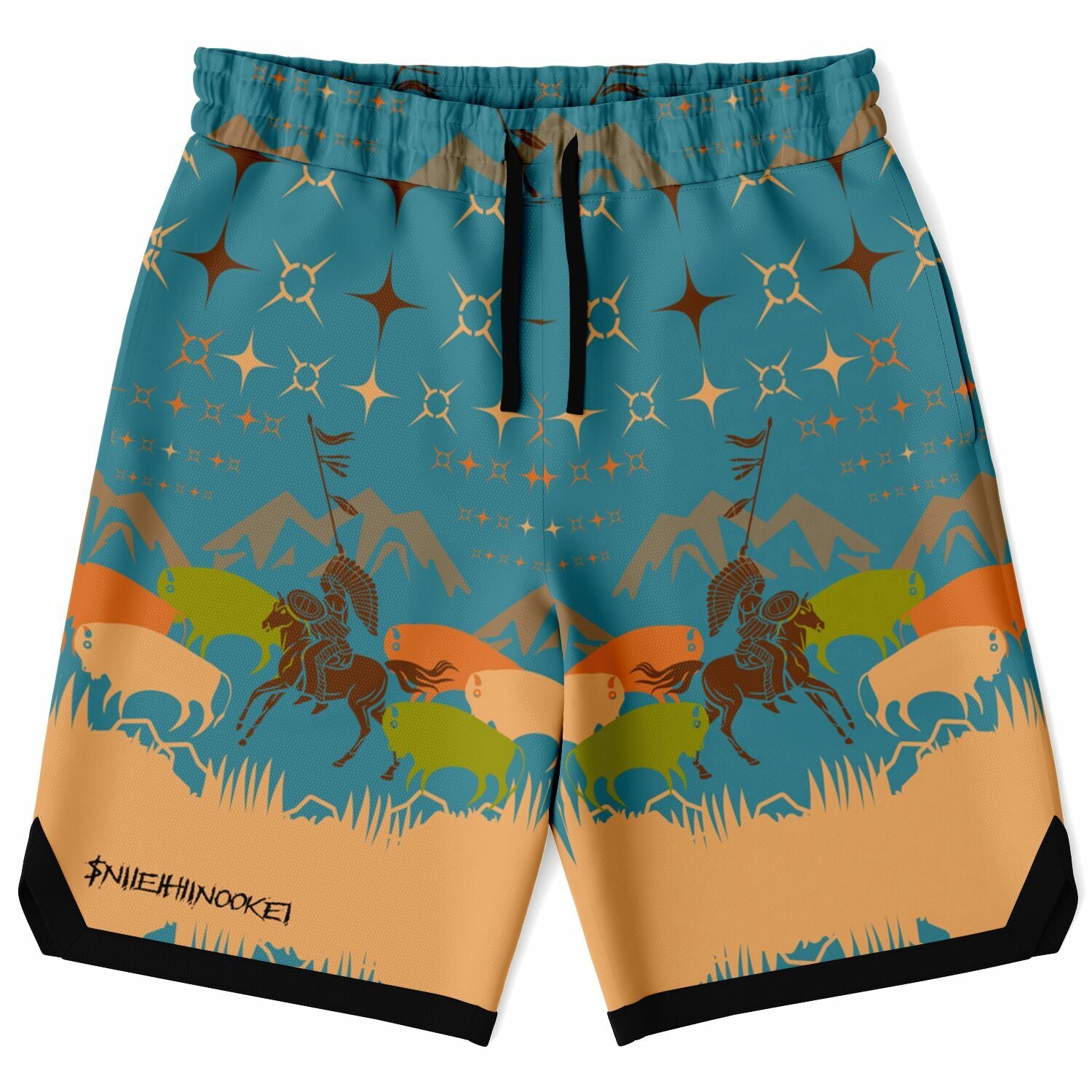 $NiieihiiNookei Basketball Short Rib - AOP