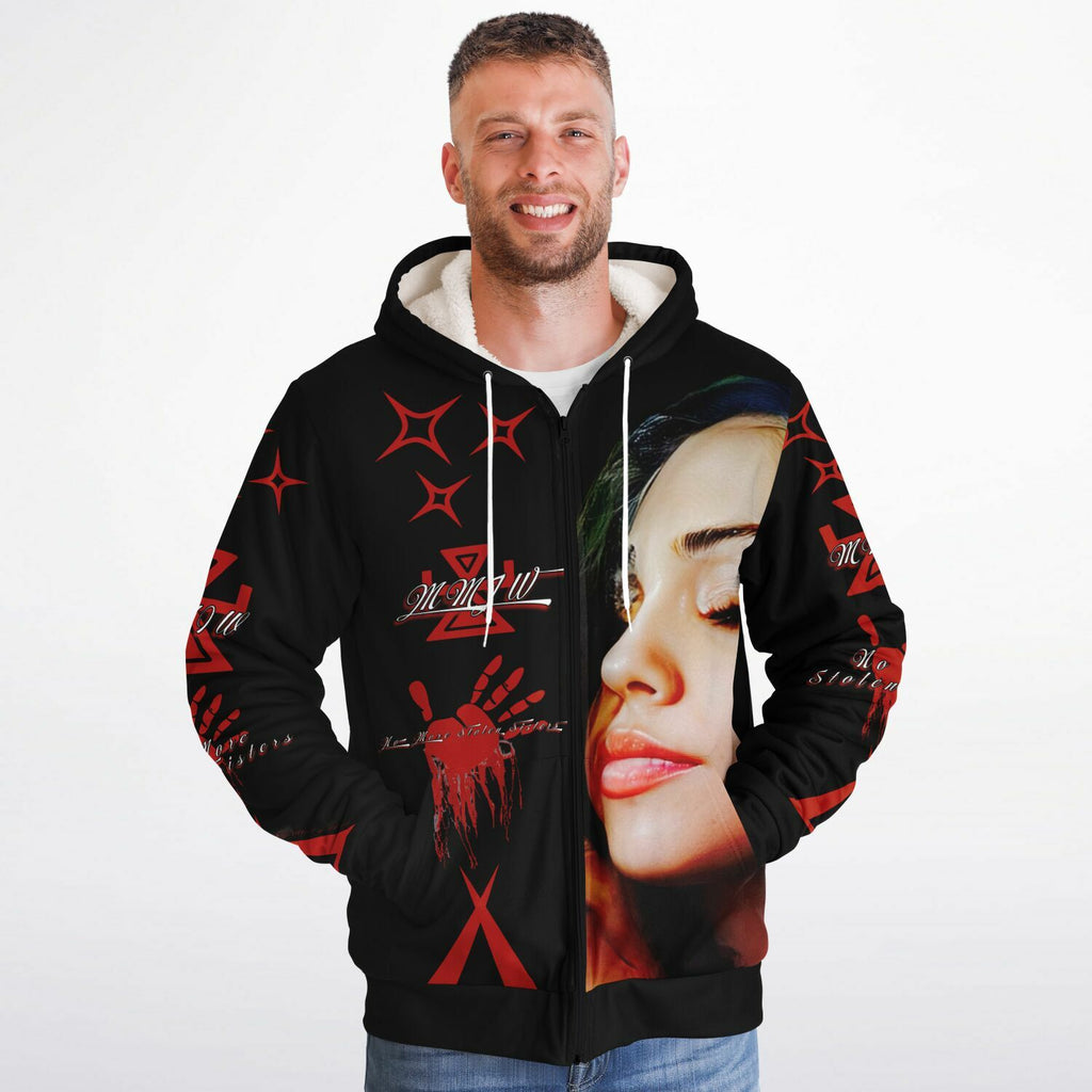 #JUSTICE4STEPH Microfleece Ziphoodie - AOP