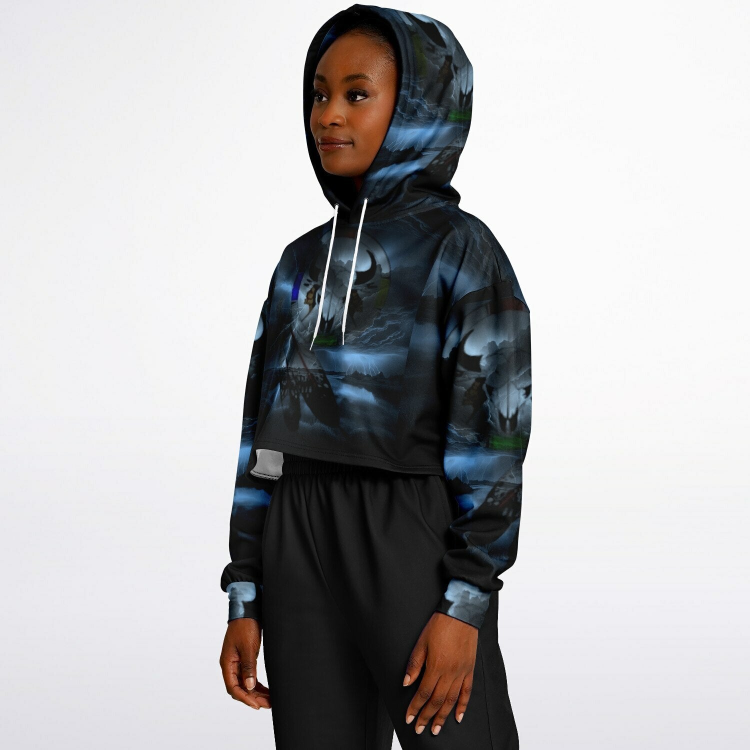 $NiieihiiNookei Northern Arapaho Tribe Logo Fashion Hoodie - AOP