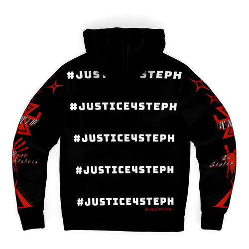 #JUSTICE4STEPH Microfleece Ziphoodie - AOP