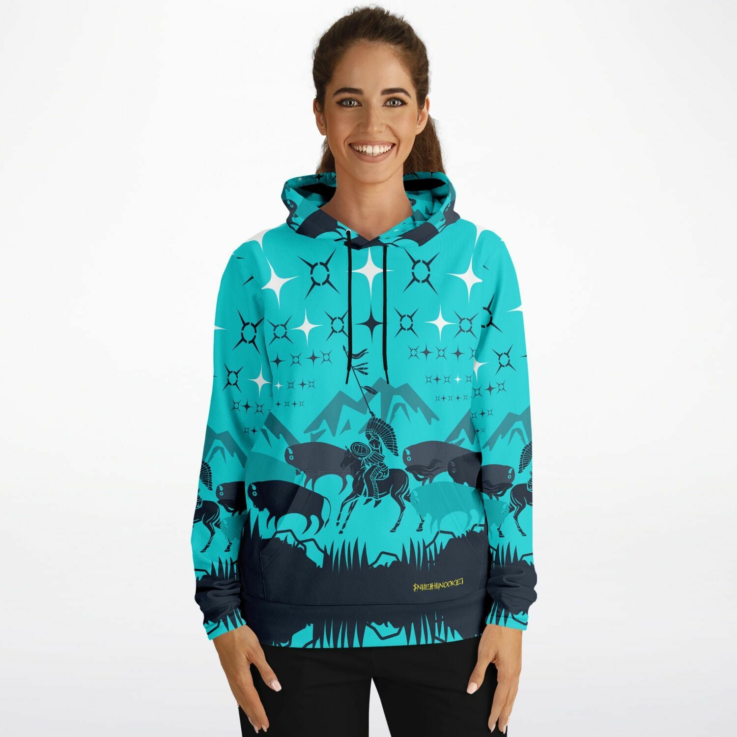 $NiieihiiNookei Athletic Hoodie - AOP