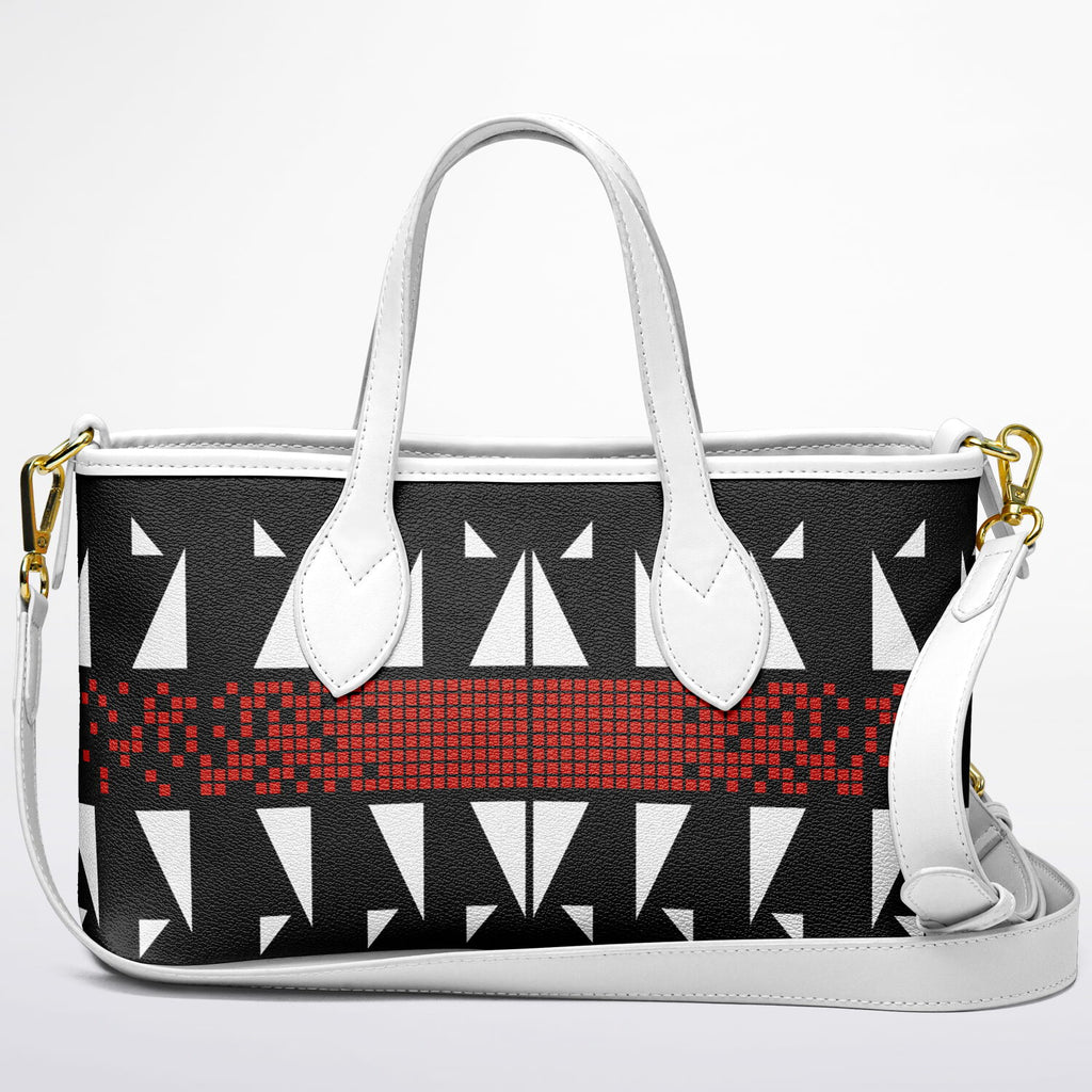 $NiieihiiNookei Leather Tote Bag - AOP
