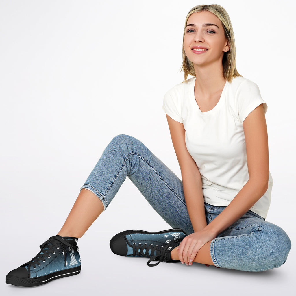 $NiieihiiNookei Urban Peak High Top Shoes - AOP