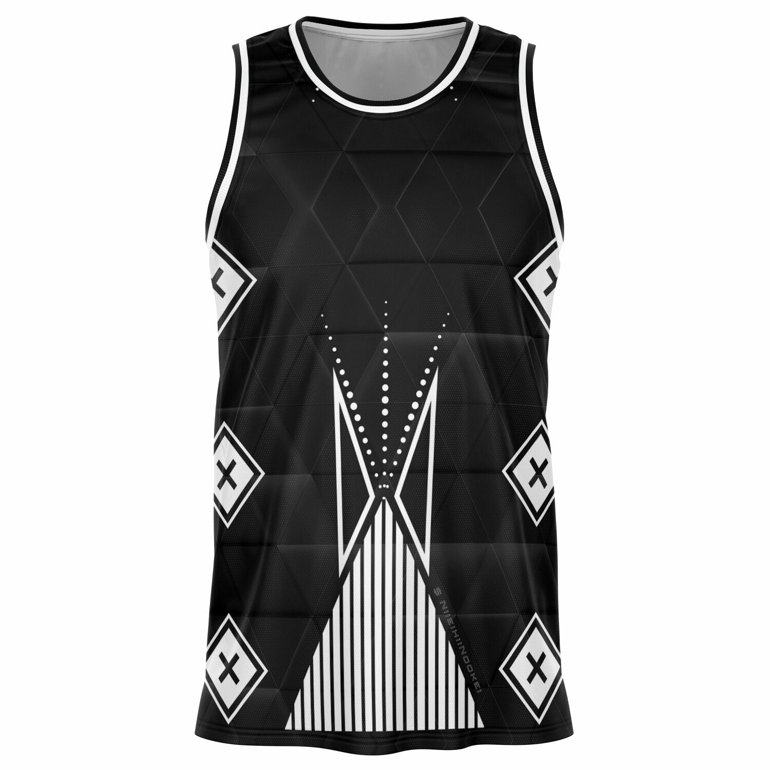 $NiieihiiNookei Basketball Jersey Rib - AOP
