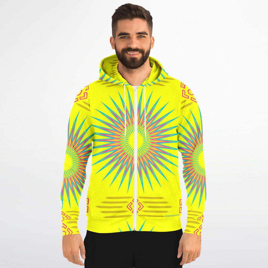$NiieihiiNookei Fashion Zip-Up Hoodie - AOP