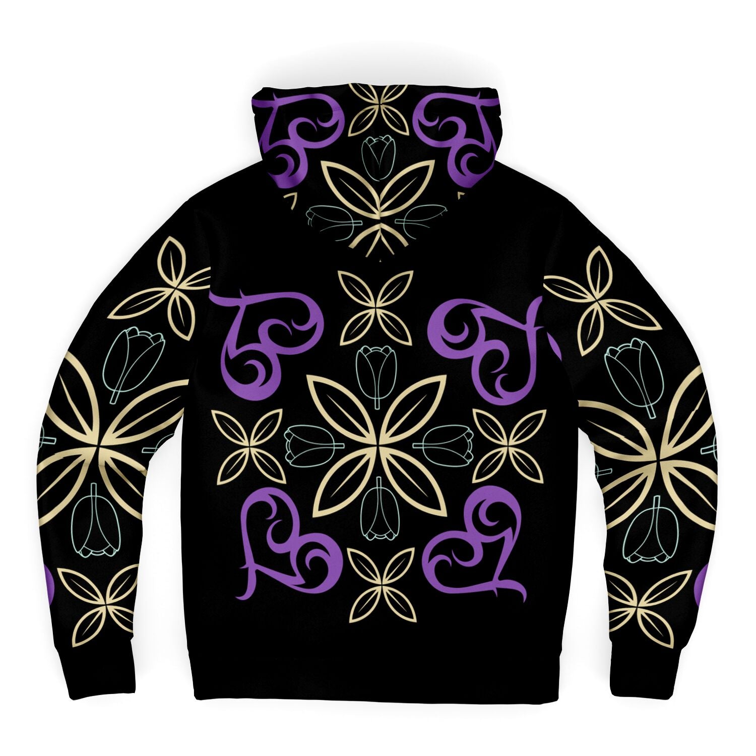 $NiieihiiNookei Microfleece Ziphoodie - AOP