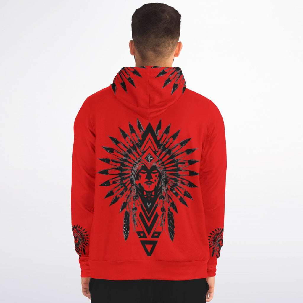 $NiieihiiNookei Athletic Zip-Up Hoodie - AOP