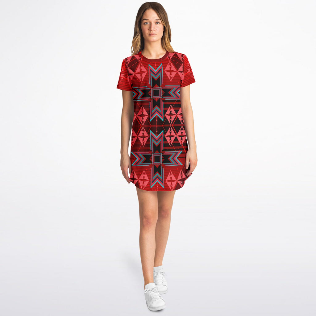 $NiieihiiNookei T-Shirt Dress - AOP