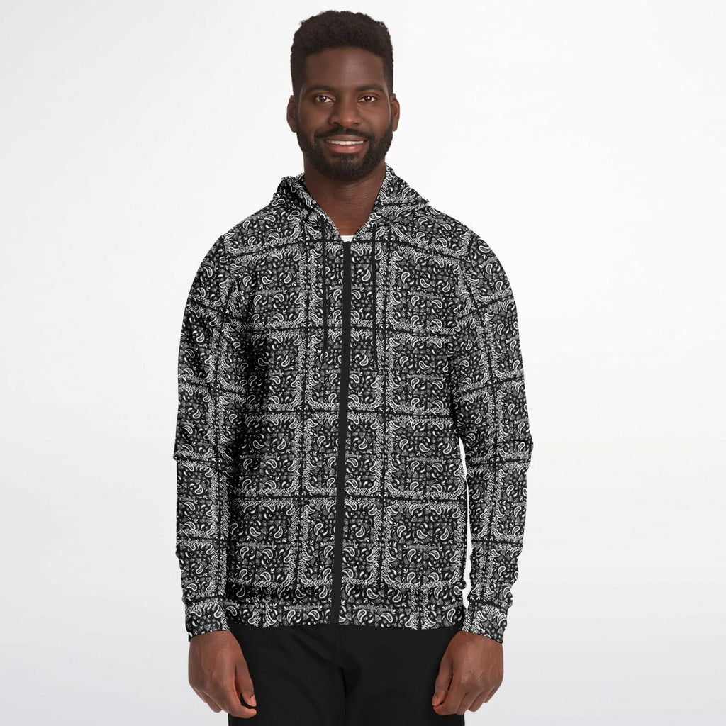 $NiieihiiNookei Athletic Zip-Up Hoodie - AOP