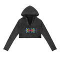 Vintage Washed Raw Edge Hoodie