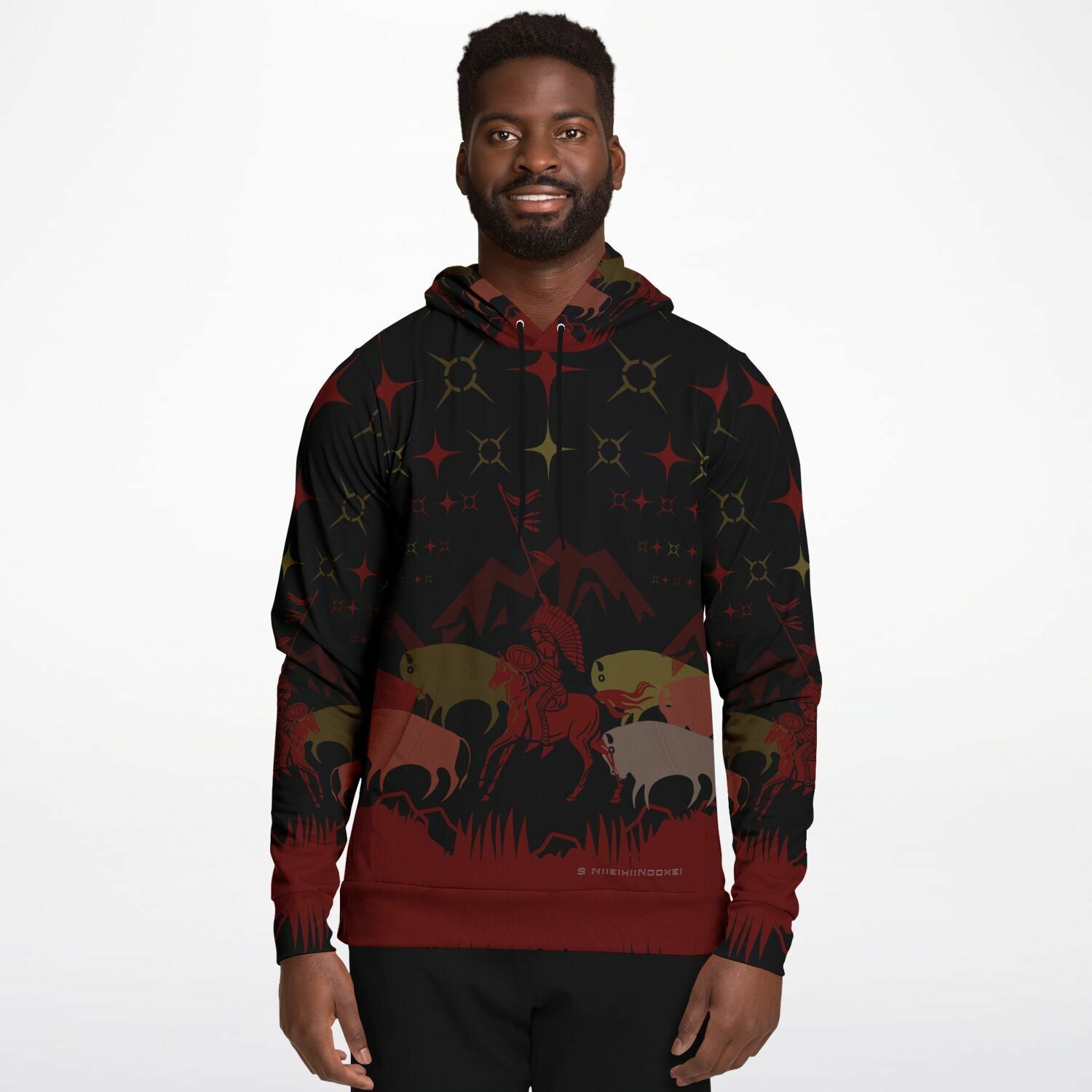 $NiieihiiNookei Athletic Hoodie - AOP