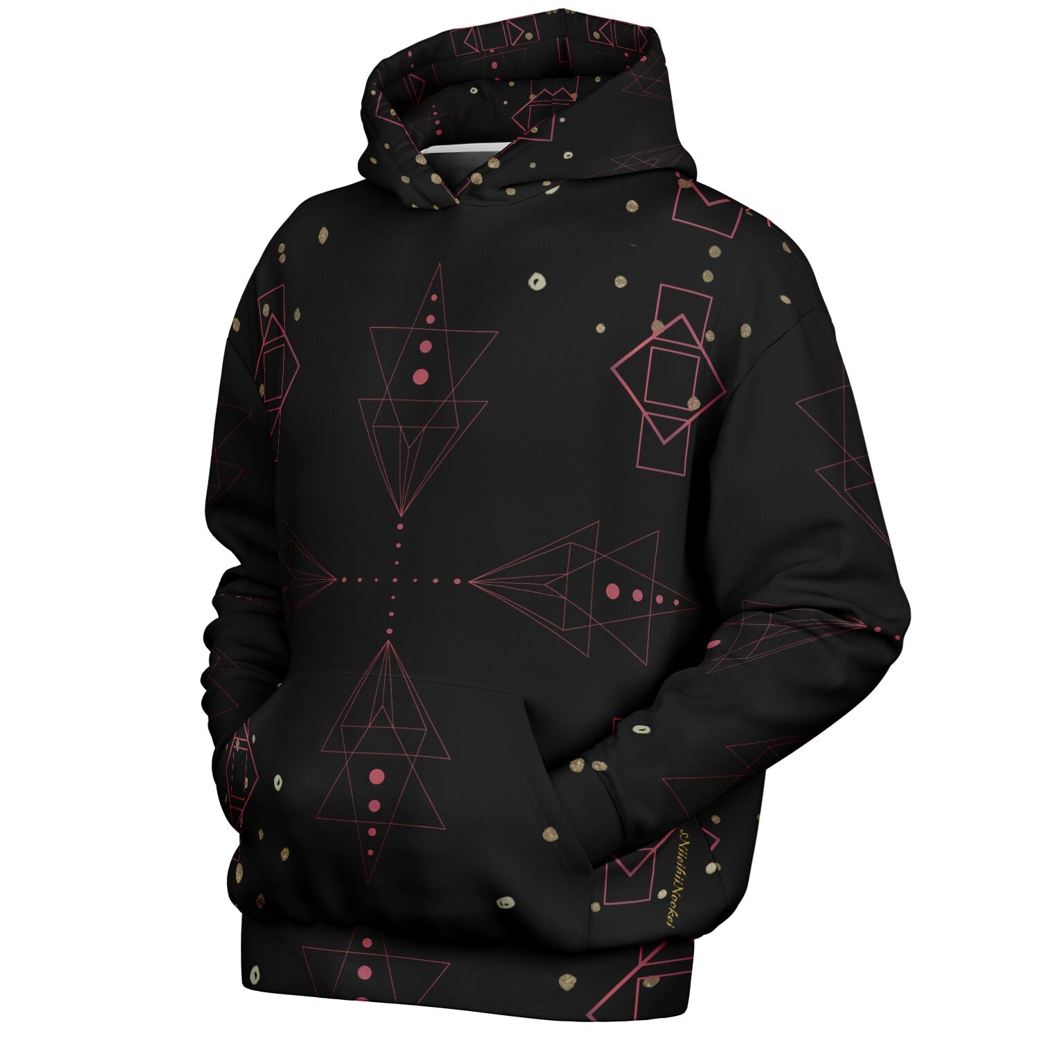 $NiieihiiNookei Heavyweight Oversized Hoodie - AOP