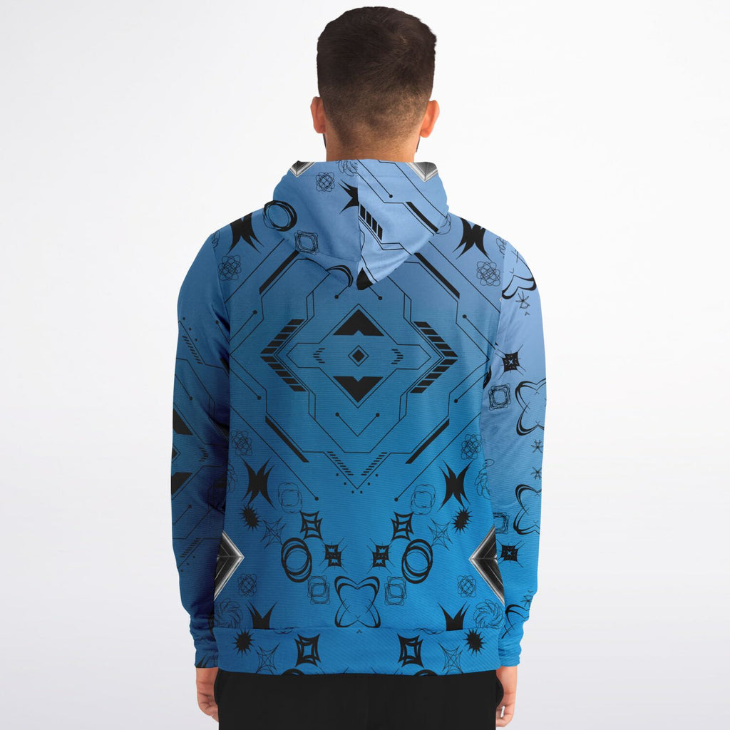 $NiieihiiNookei Athletic Zip-Up Hoodie - AOP