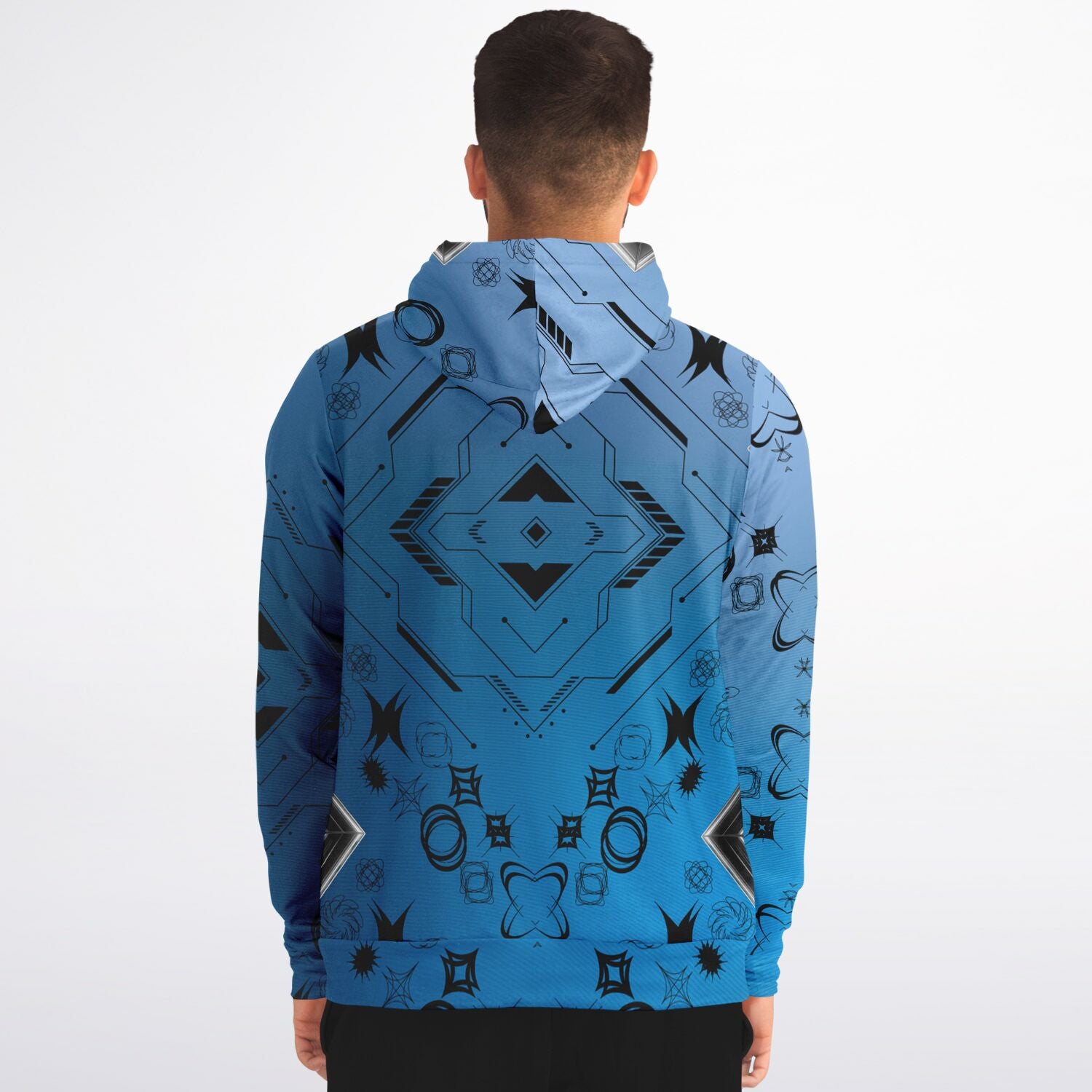 $NiieihiiNookei Athletic Zip-Up Hoodie - AOP