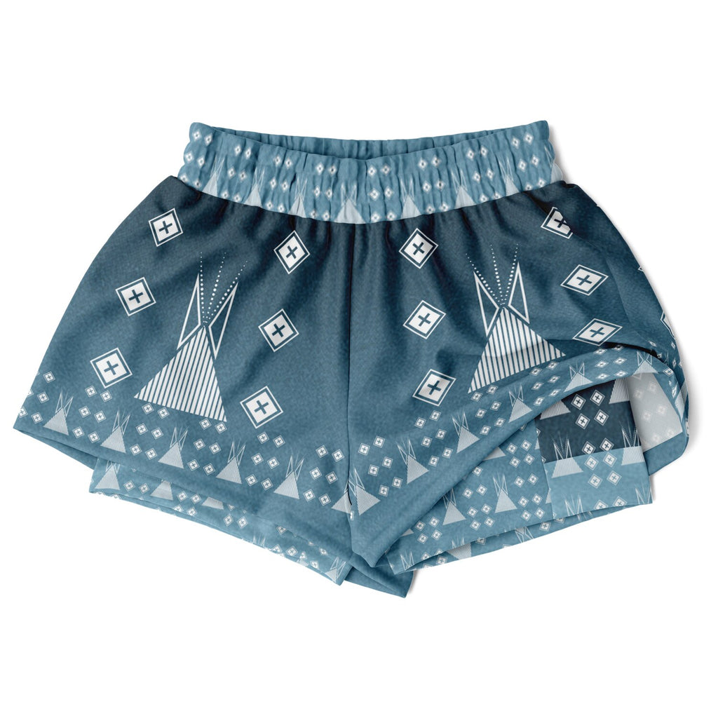 $NiieihiiNookei Women's 2-in-1 Shorts - AOP