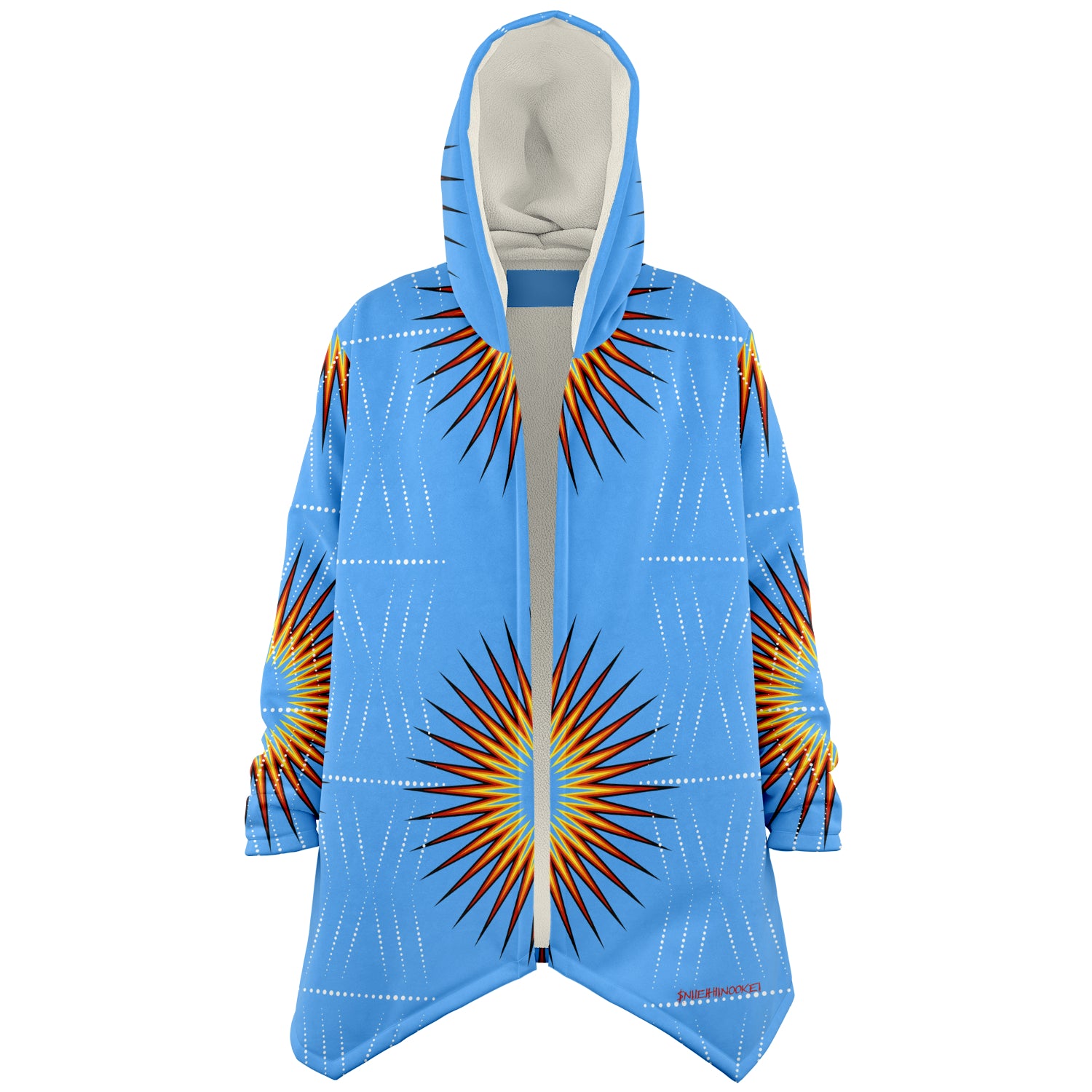 $NiieihiiNookei Microfleece Cloak - AOP