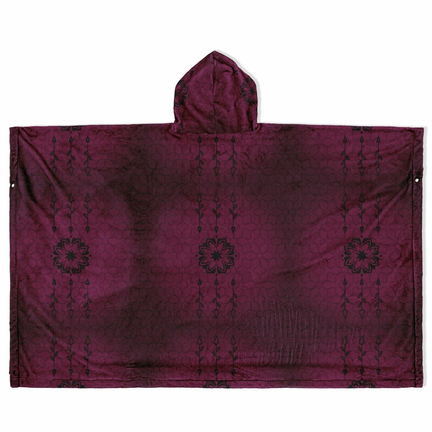 $NiieihiiNookei Flannel Blanket Poncho - AOP