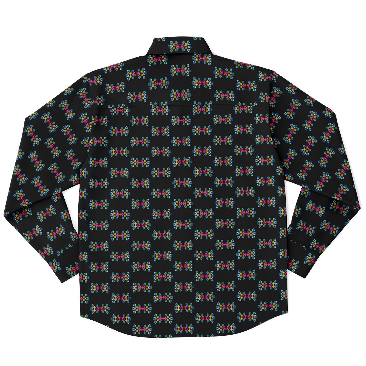 $NiieihiiNookei Long Sleeve Button Down Shirt - AOP