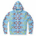 $NiieihiiNookei Athletic Zip-Up Hoodie - AOP
