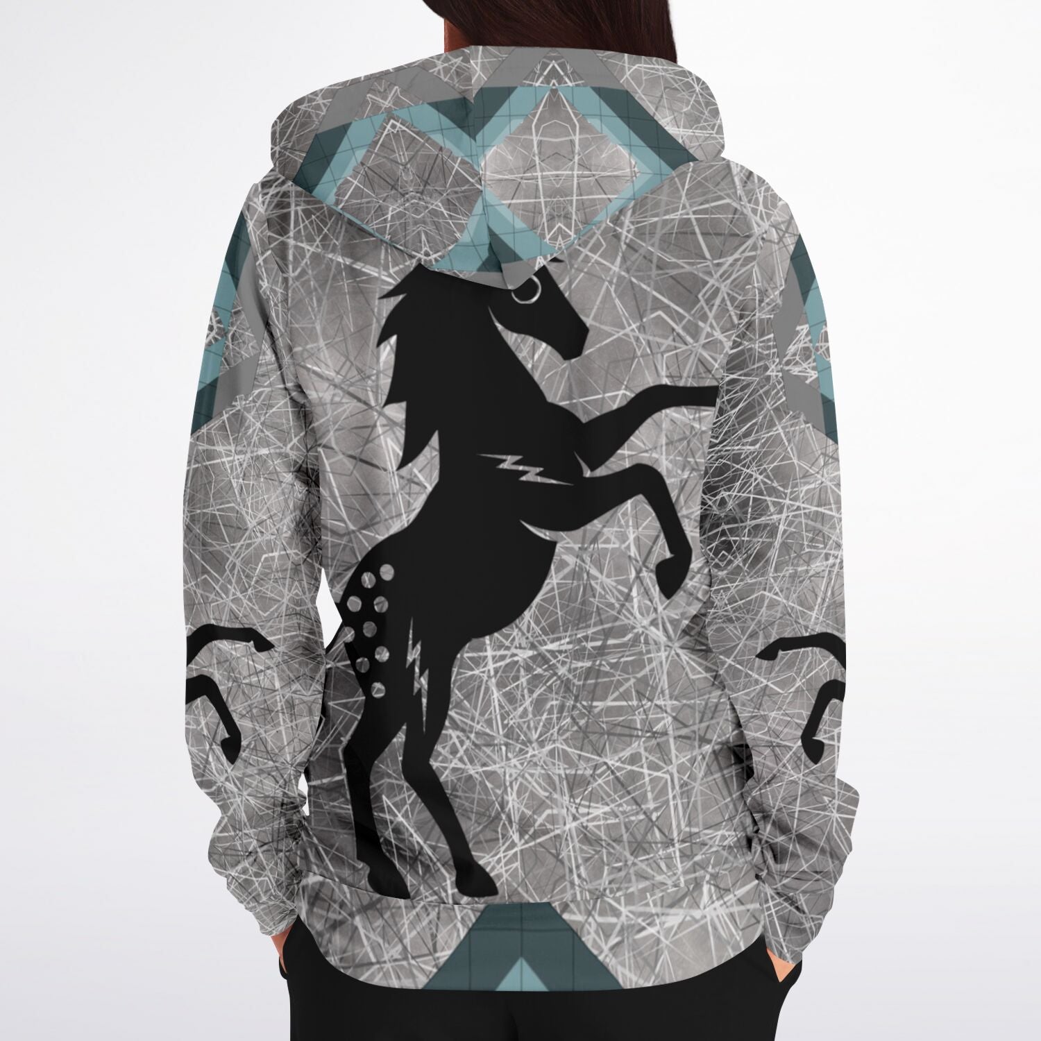$NiieihiiNookei Fashion Zip-Up Hoodie - AOP