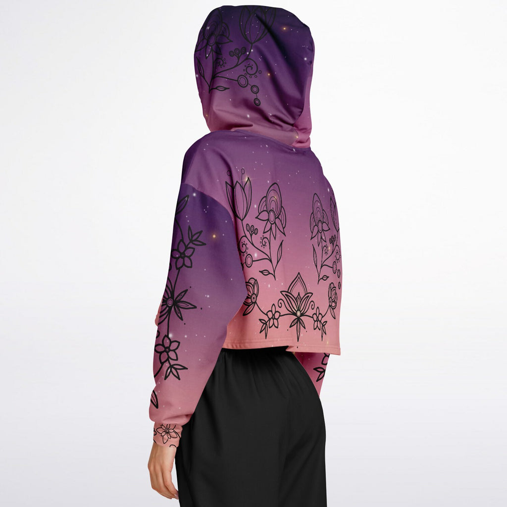 $NiieihiiNookei Fashion Cropped Hoodie - AOP