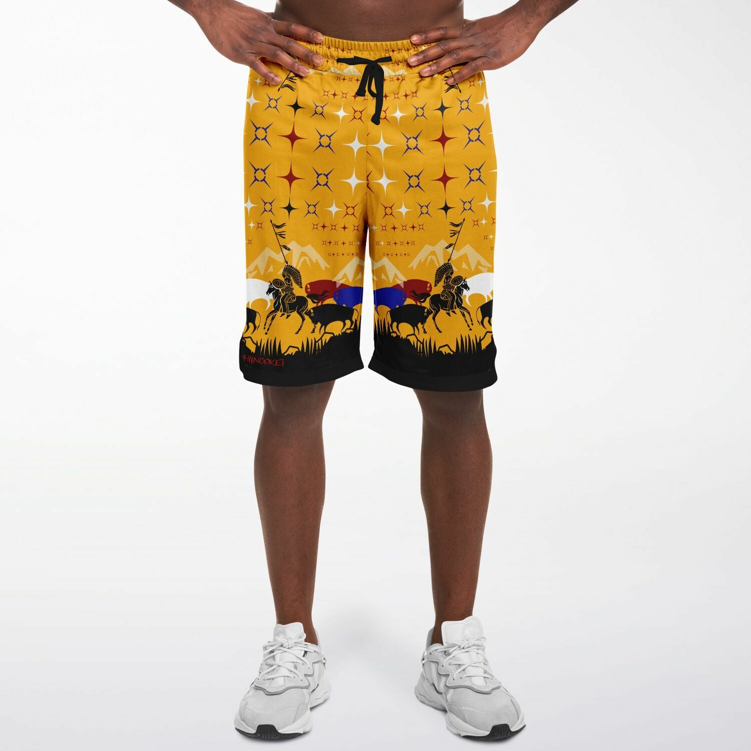 $NiieihiiNookei Basketball Short Rib - AOP