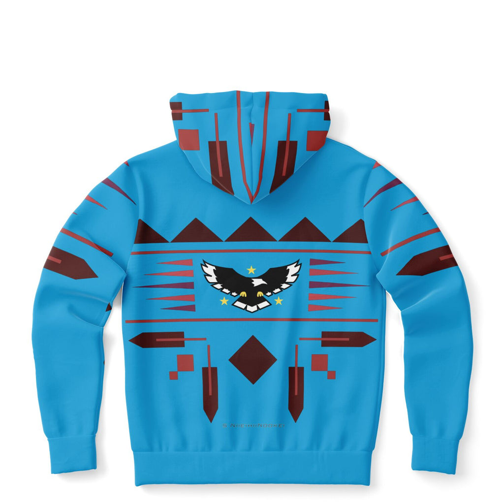 $NiieihiiNookei Athletic Zip-Up Hoodie - AOP