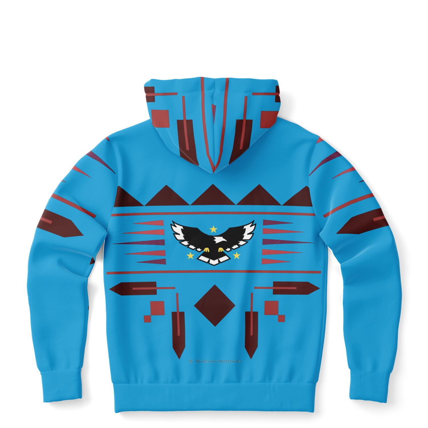 $NiieihiiNookei Athletic Zip-Up Hoodie - AOP