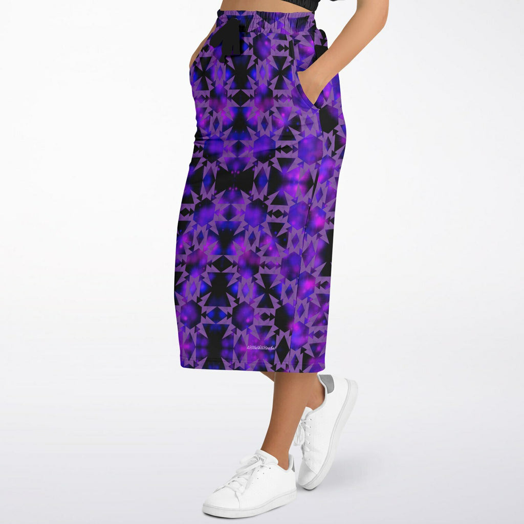 $NiieihiiNookei Athletic Long Pocket Skirt - AOP