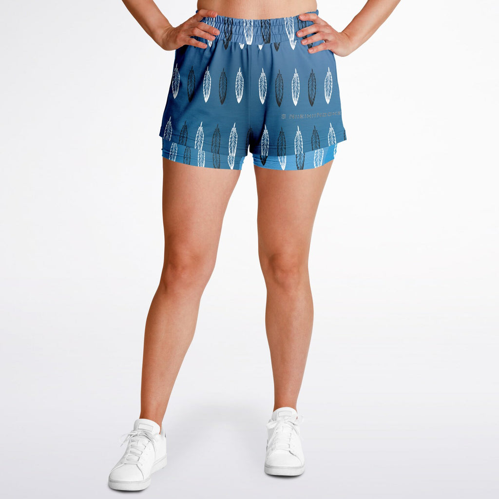 $NiieihiiNookei Women's 2-in-1 Shorts - AOP