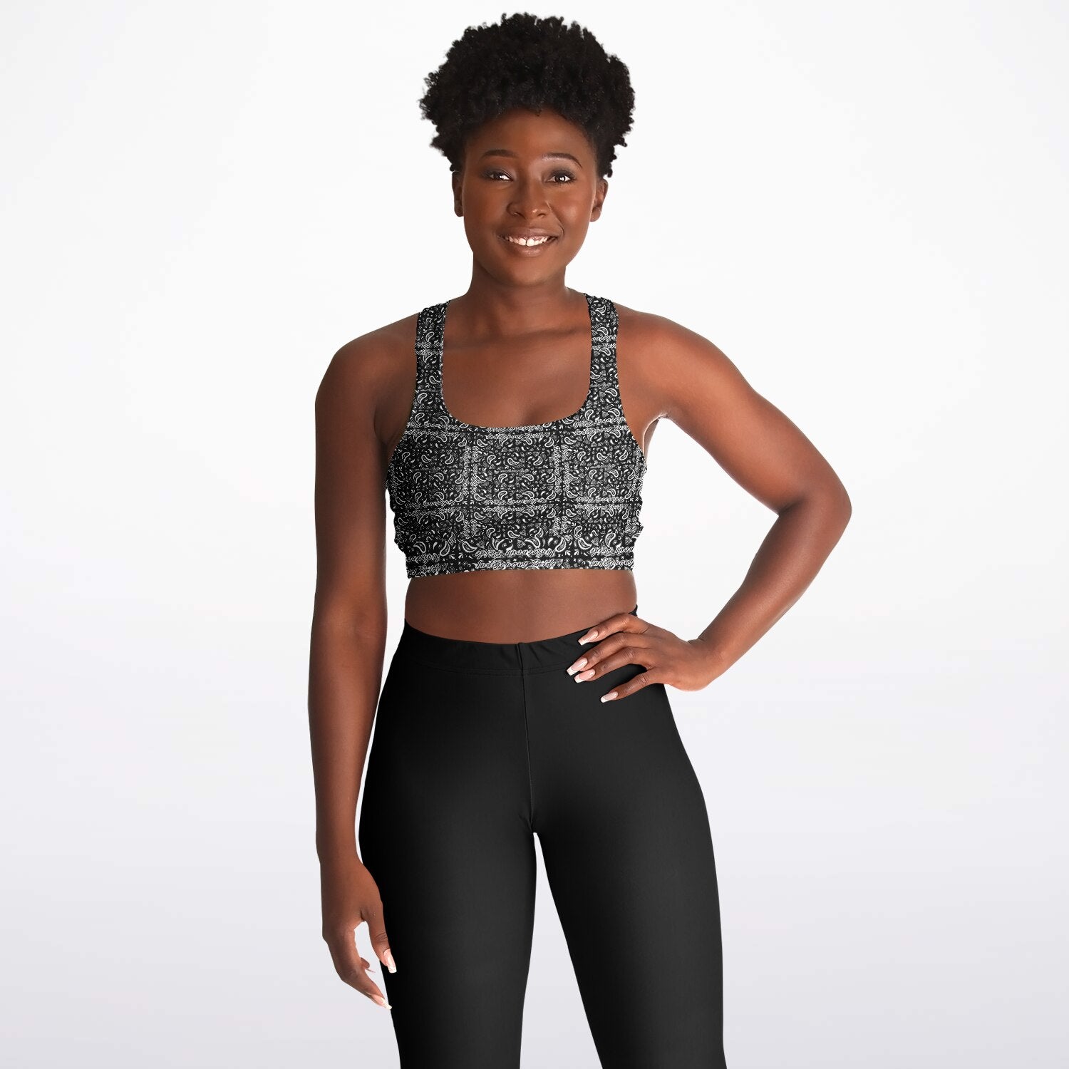 $NiieihiiNookei Padded Sports Bra - AOP
