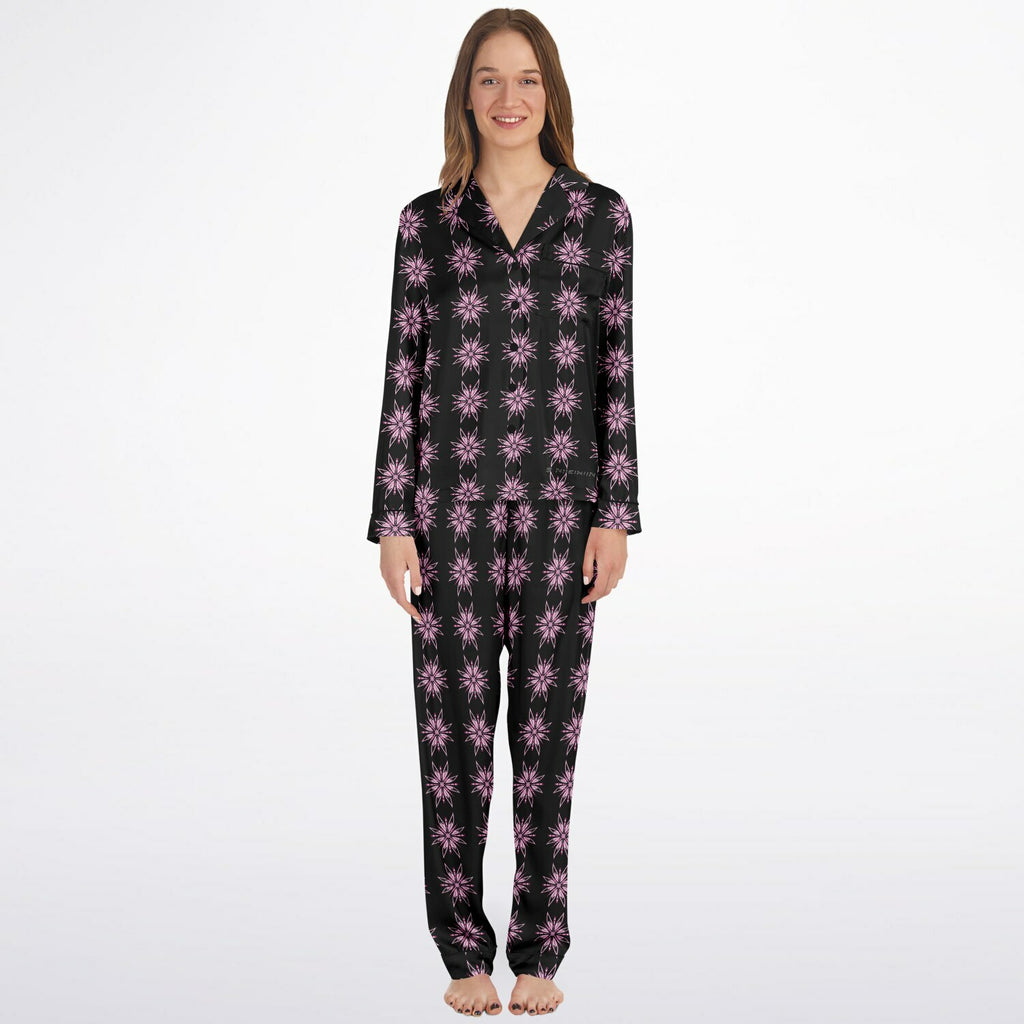 $NiieihiiNookei Women's Satin Pajamas - AOP