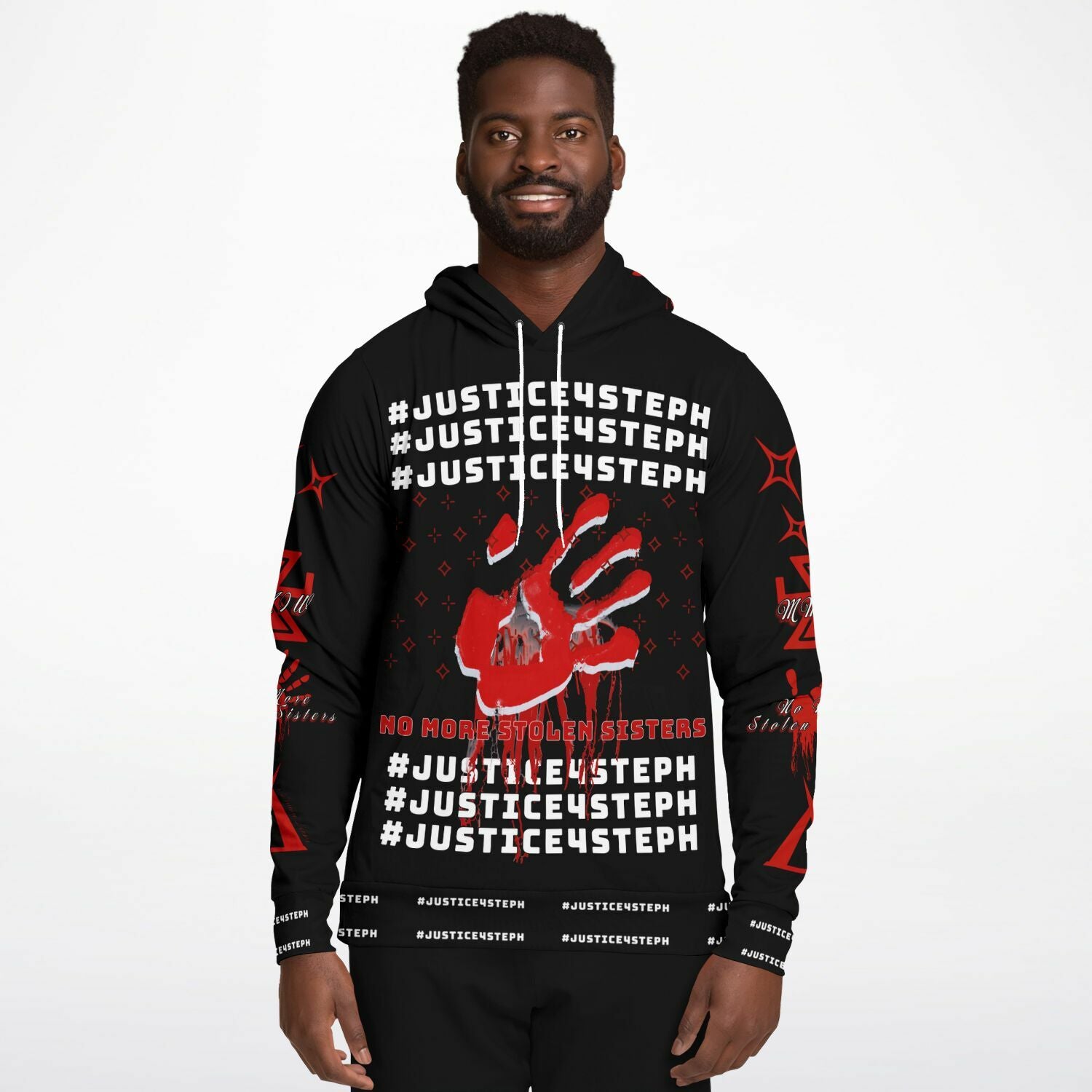 #JUSTICE4STEPH Athletic Hoodie - AOP