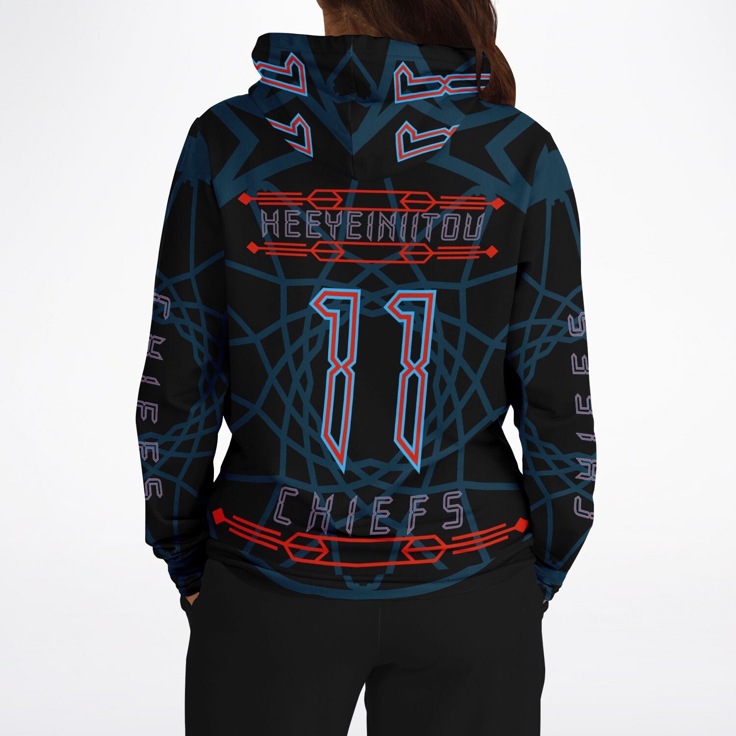 $NiieihiiNookei Athletic Hoodie - AOP