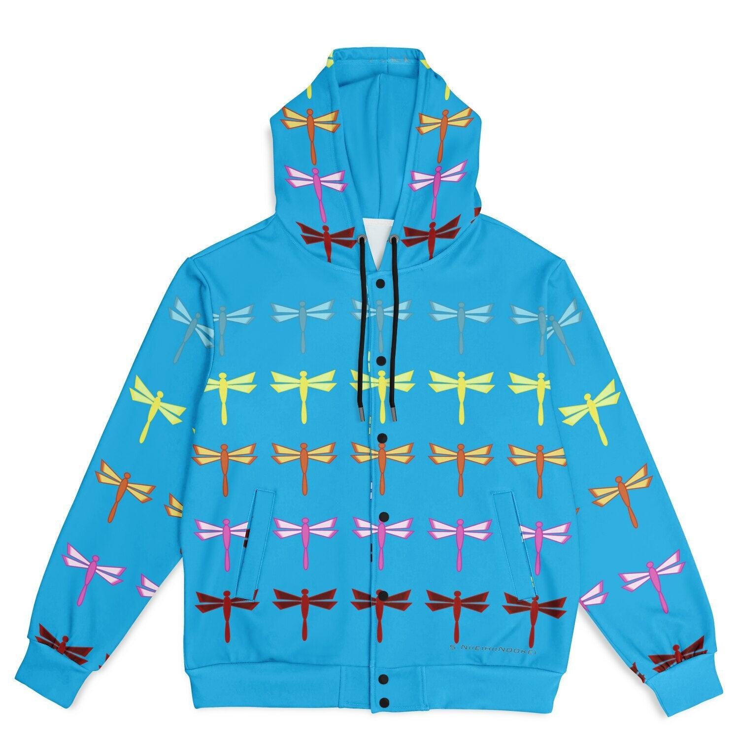 $NiieihiiNookei Hooded Jacket - AOP