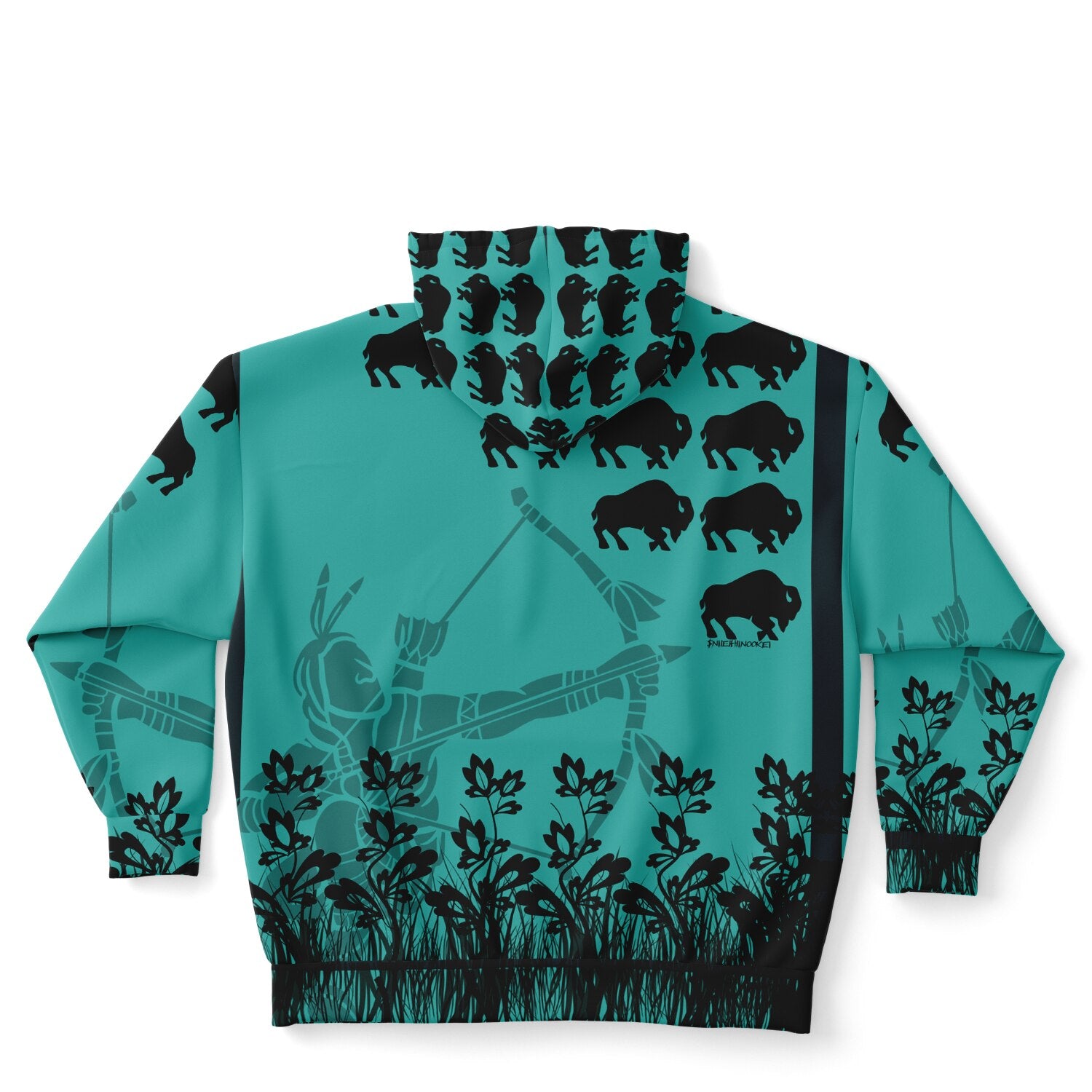 $NiieihiiNookei Fashion Plus-size Hoodie - AOP