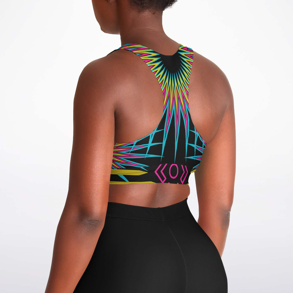 $NiieihiiNookei Padded Sports Bra - AOP