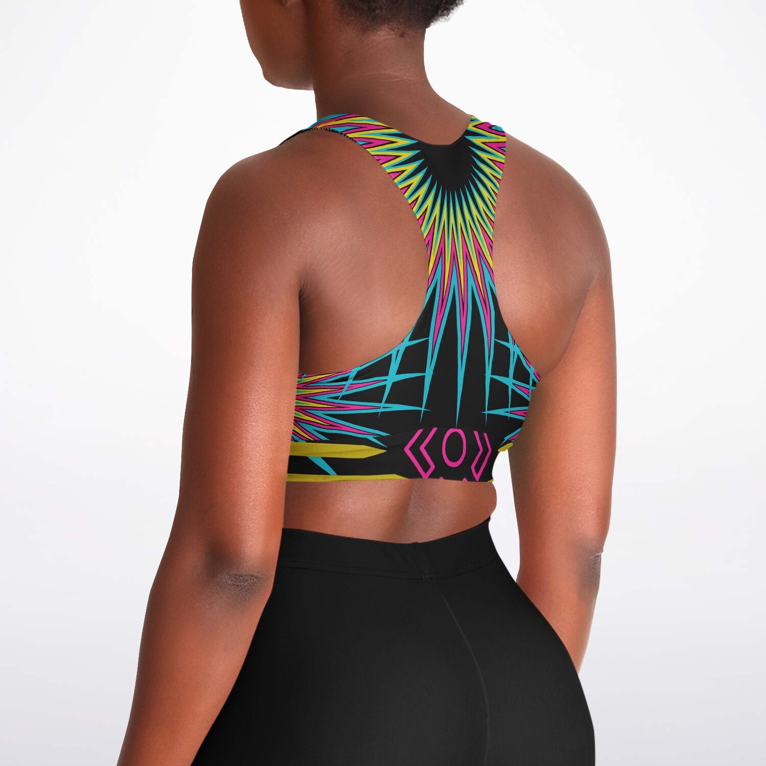 $NiieihiiNookei Padded Sports Bra - AOP