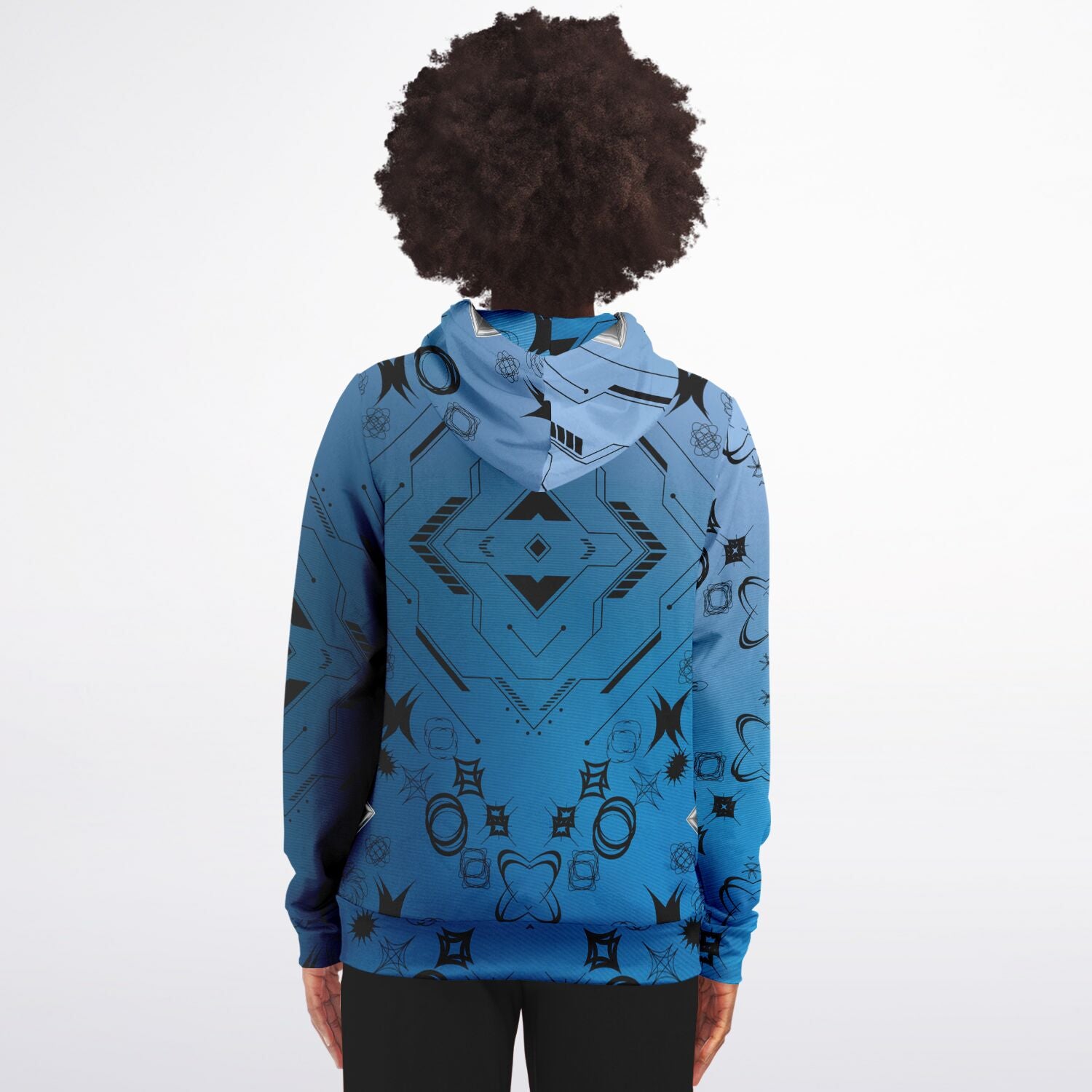 $NiieihiiNookei Athletic Zip-Up Hoodie - AOP