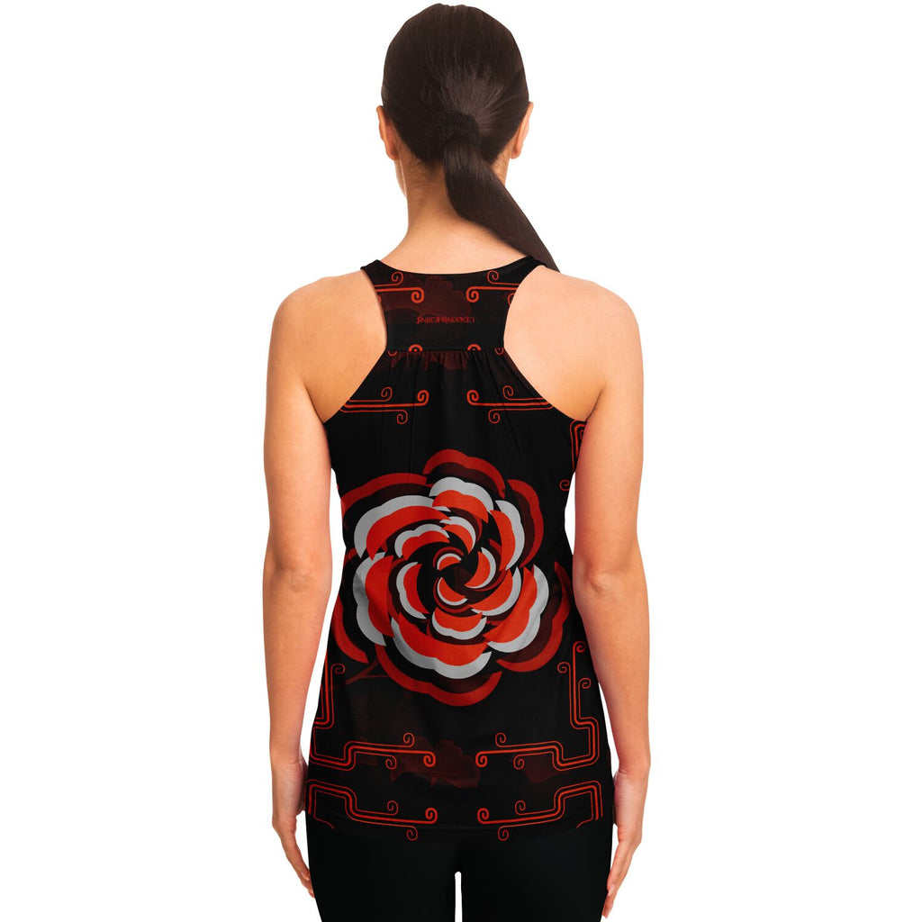 $NiieihiiNookei Flowy Racerback Tank Top - AOP