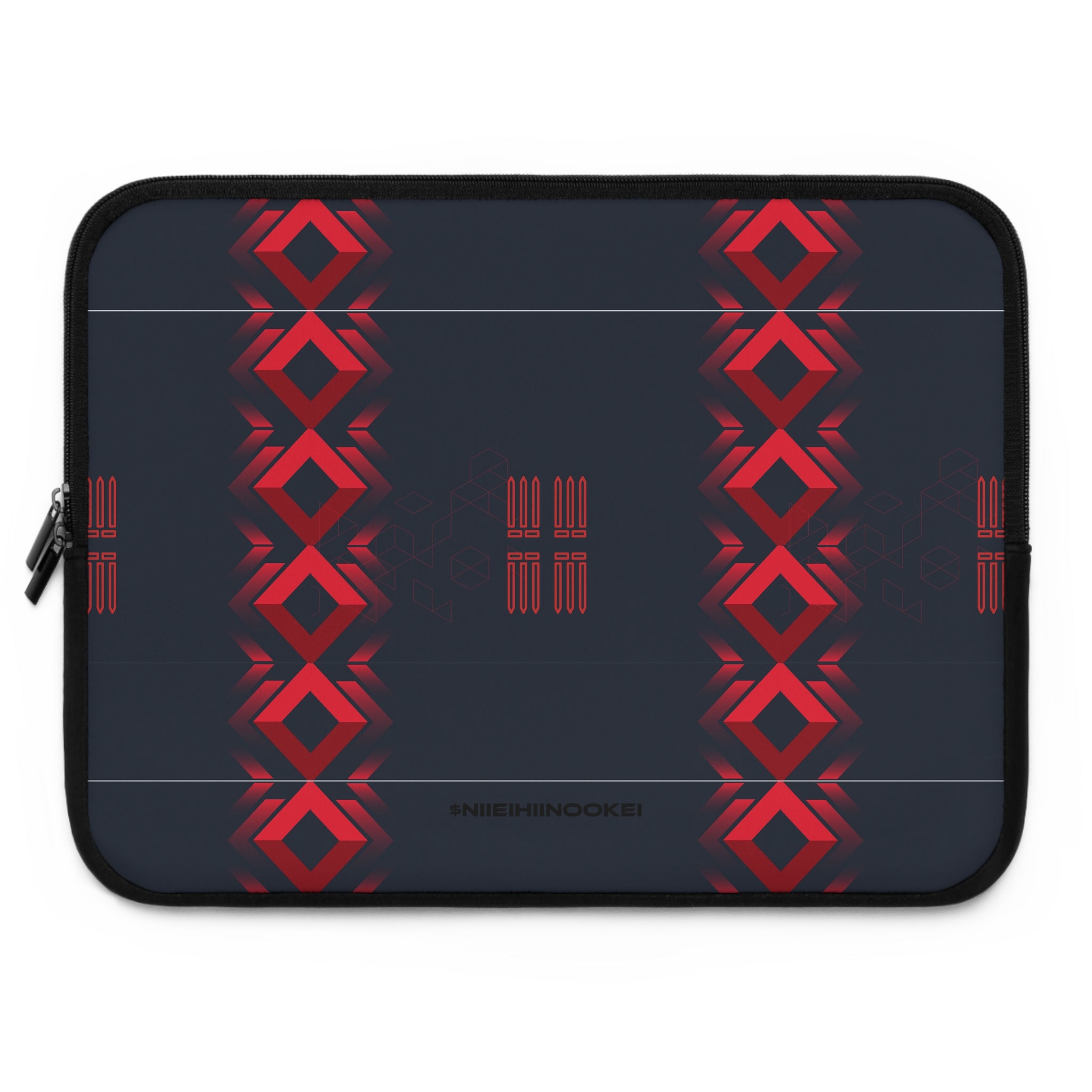 $NiieihiiNookei Modern Tribal Geometric Pattern Laptop Sleeve — Modern Tech Sleeve for Men & Women