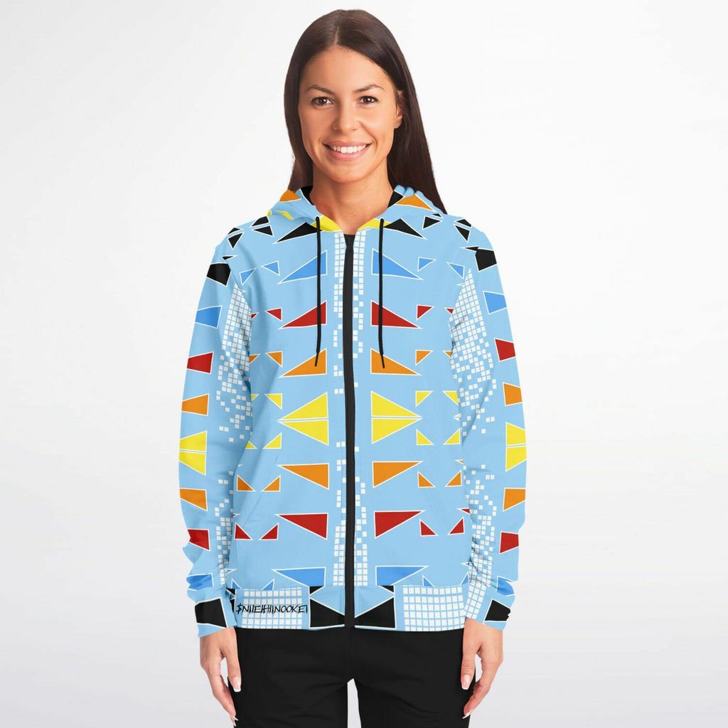 $NiieihiiNookei Fashion Zip-Up Hoodie - AOP