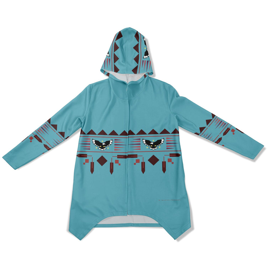 $NiieihiiNookei Fashion Elongated Cloak - AOP