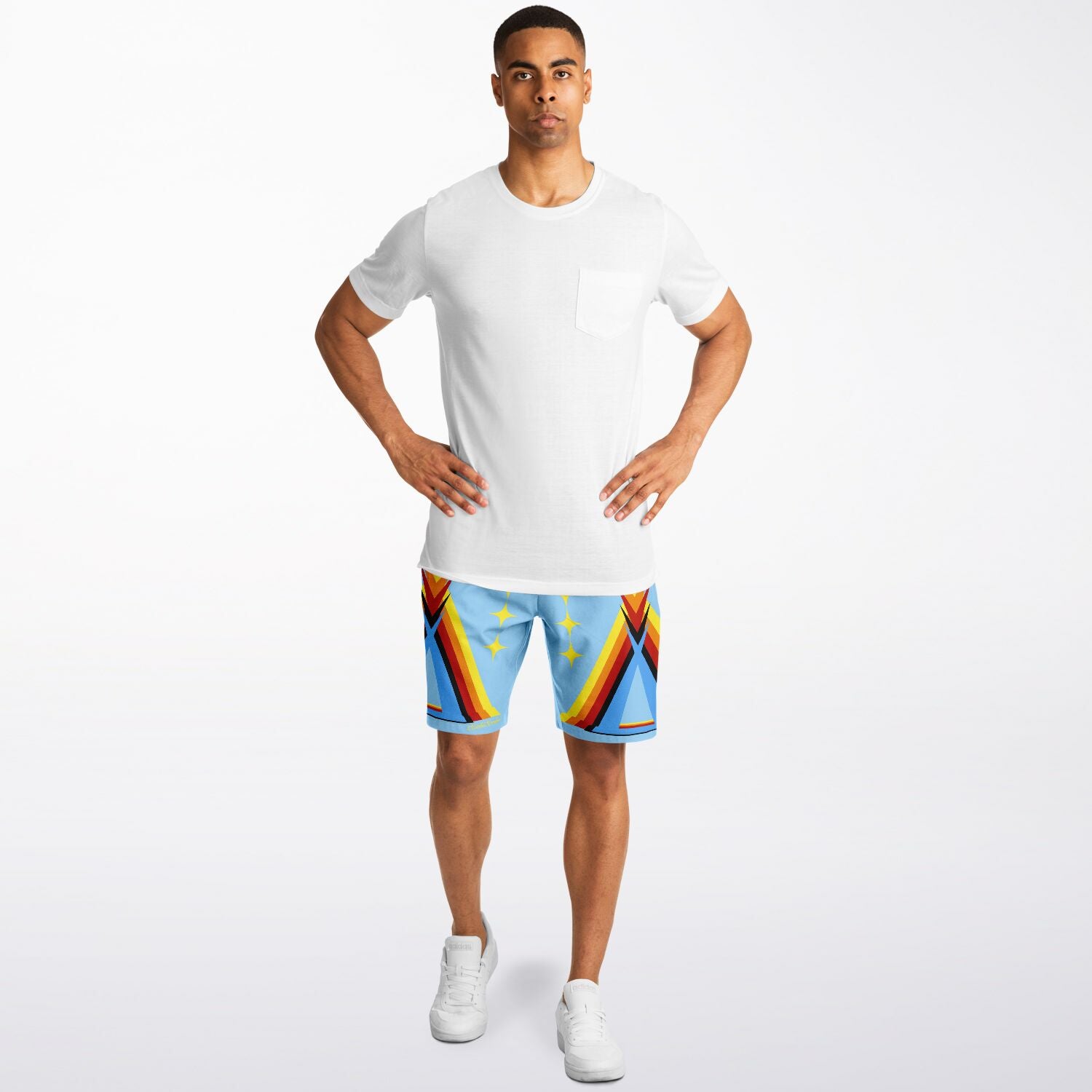 $NiieihiiNookei Fashion Long Shorts - AOP