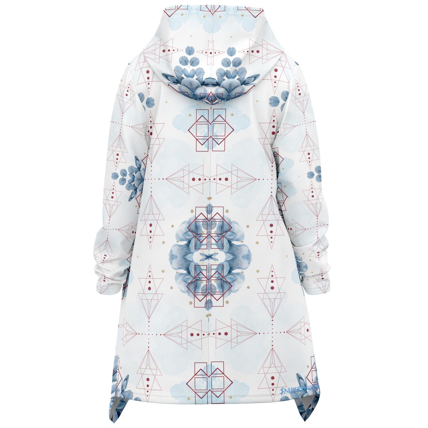 $NiieihiiNookei Fashion Elongated Cloak - AOP