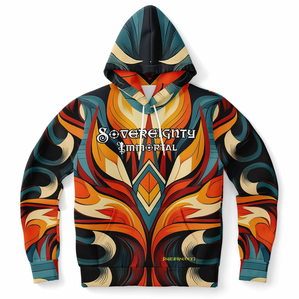 $NiieihiiNookei Sovereignty Immortal Athletic Hoodie - AOP